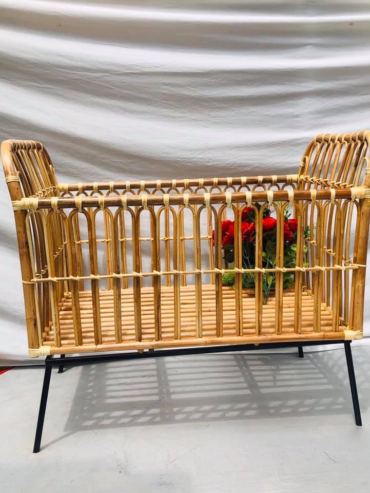 Rattan Export Nôi em bé bằng mây Mẫu 06