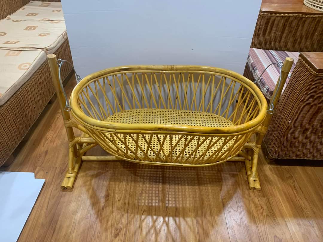 Rattan Export Nôi em bé bằng mây Mẫu 11