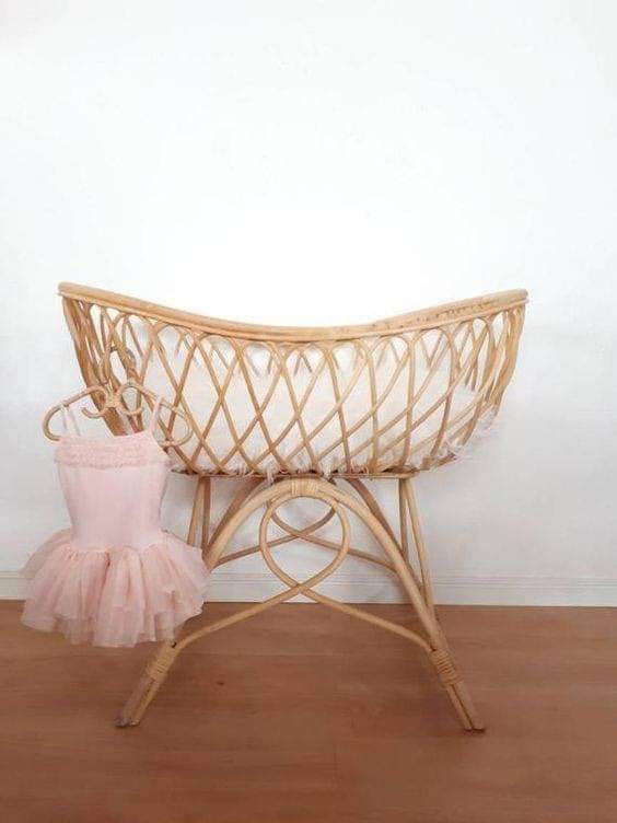 Rattan Export Cuna de bebé de ratán Diseño 14