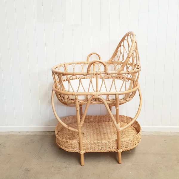 Rattan Export Nôi em bé bằng mây Mẫu 16