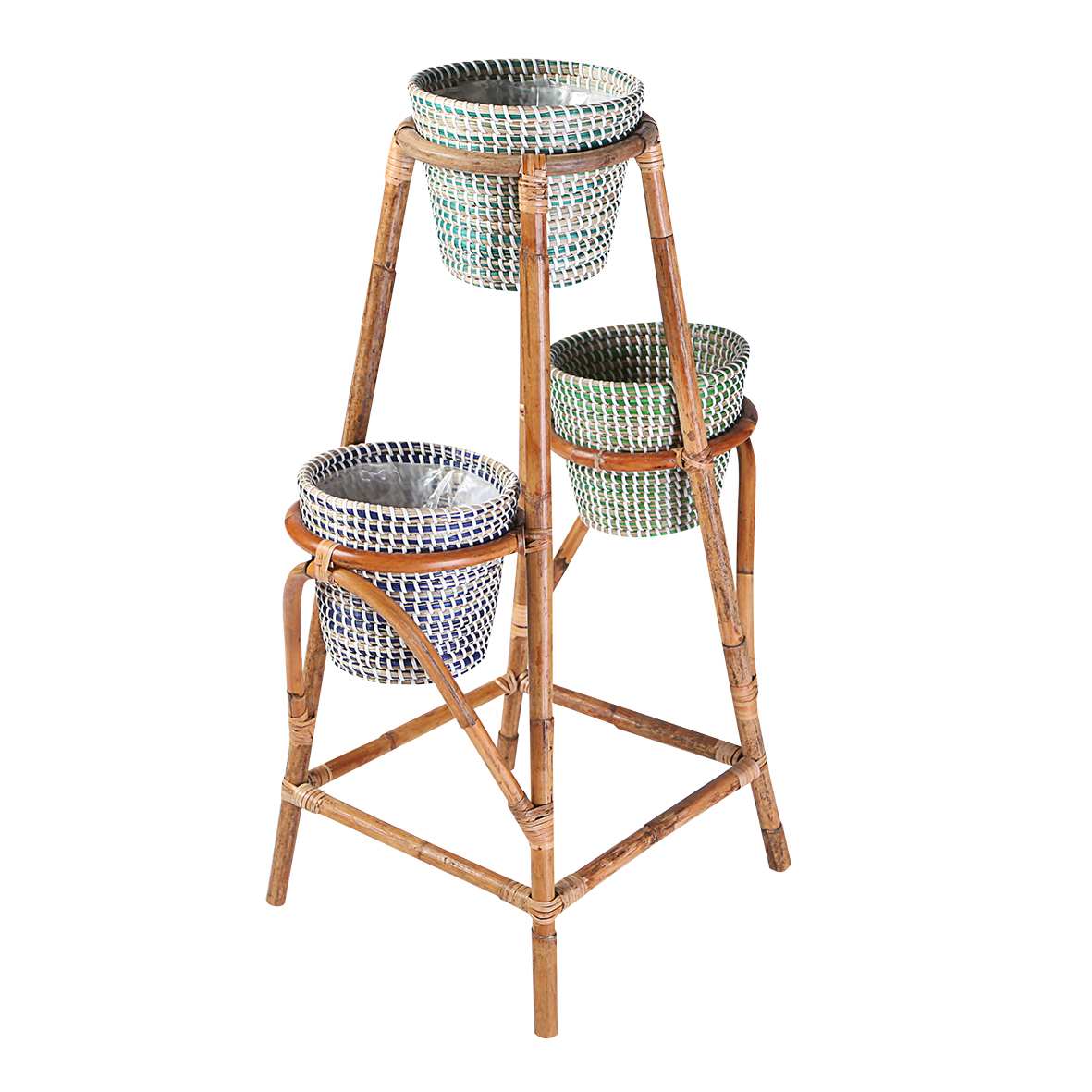 Rattan Export Portapiante in rattan Design 06