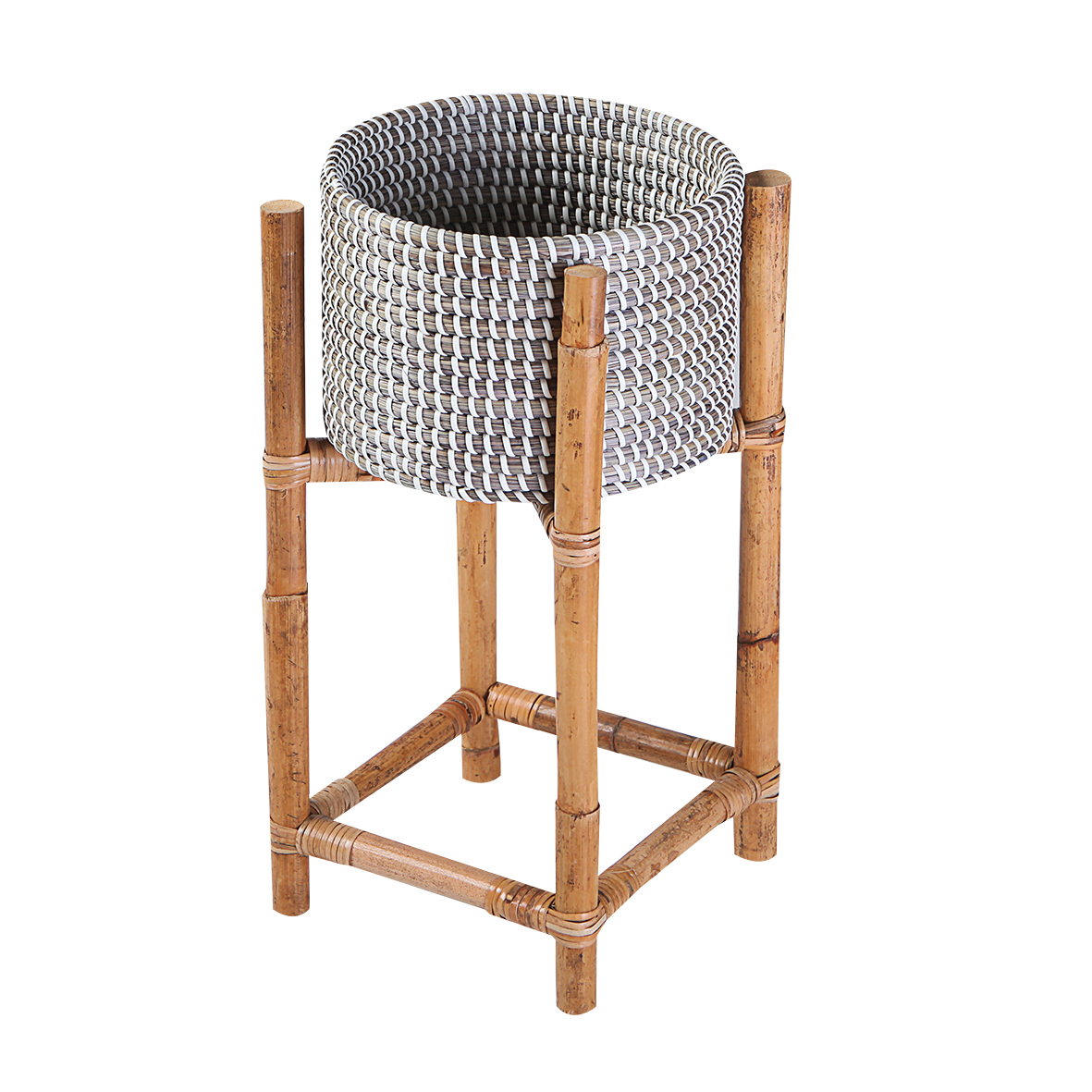 Rattan Export Pflanzenständer aus Rattan Design 07