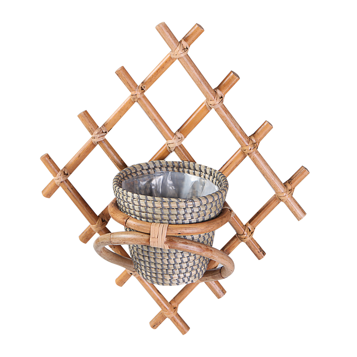 Rattan Export Soporte para plantas de ratán Diseño 10