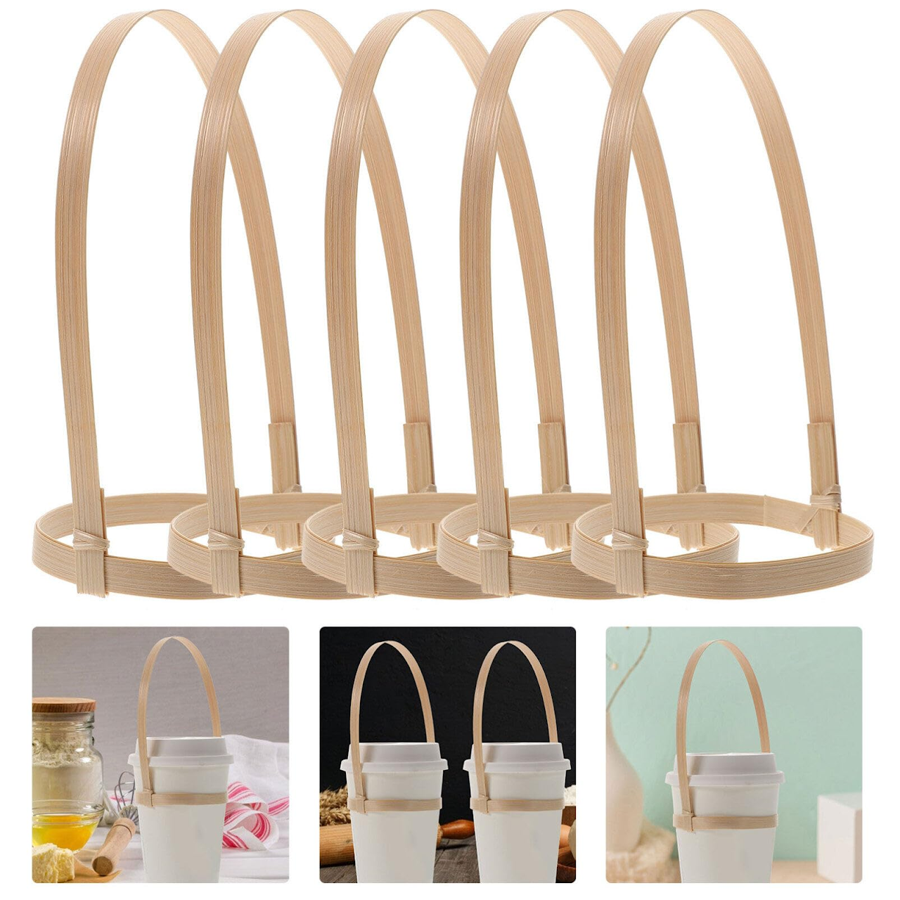Rattan Export Bamboo Cup Holder