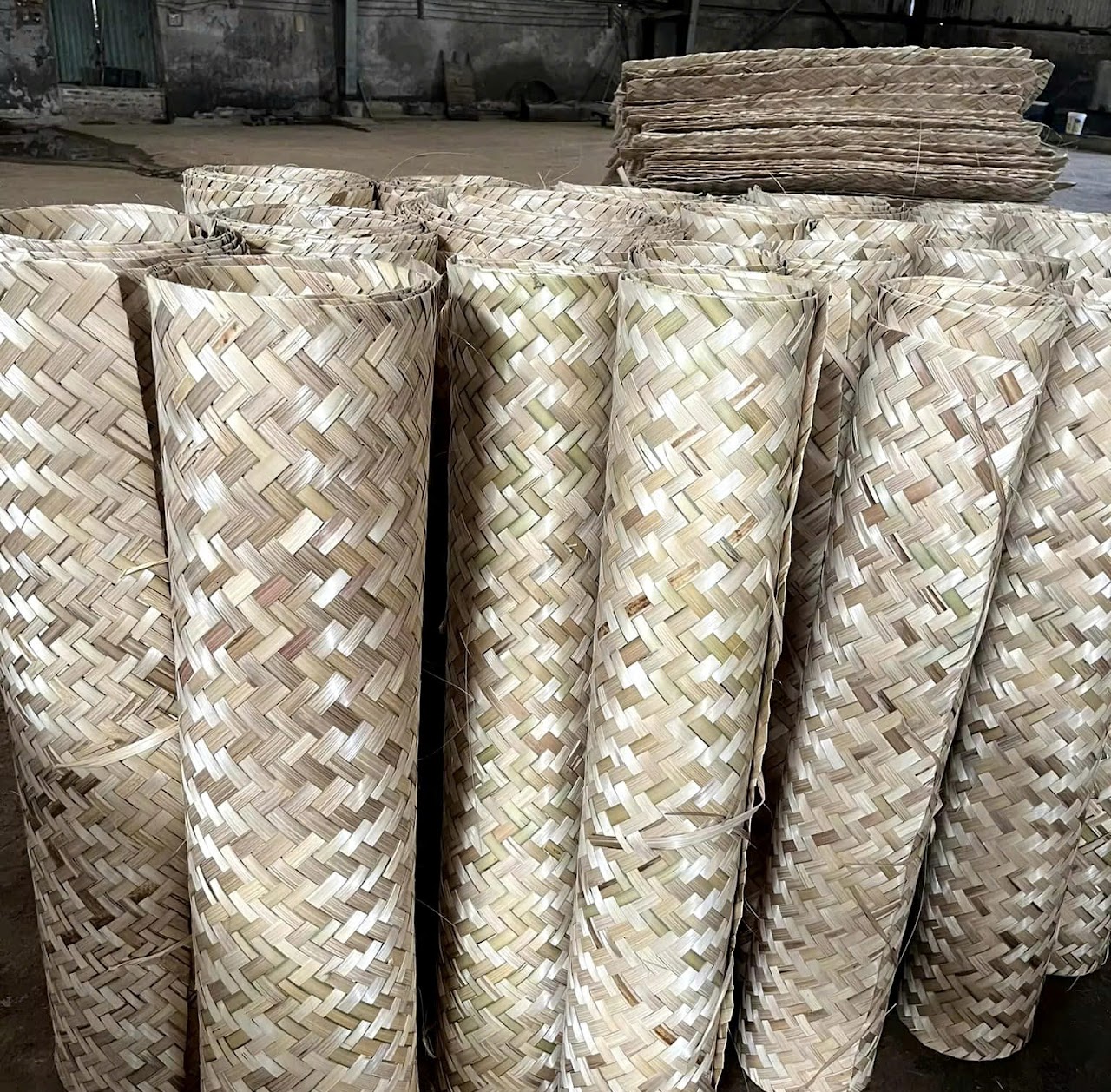 Rattan Export Rollo de rejilla de bambú