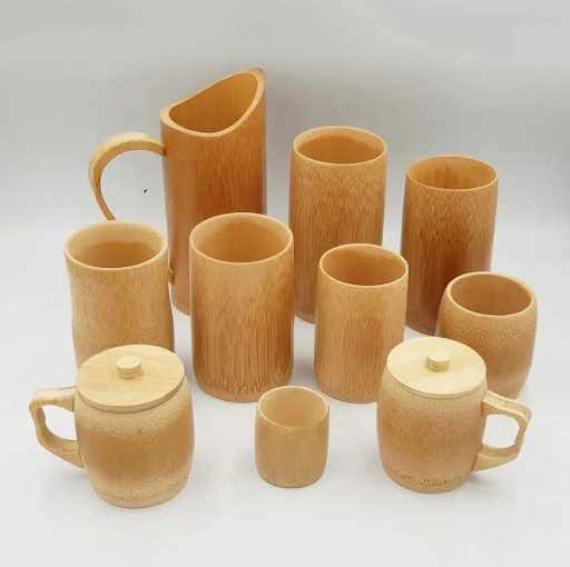 Rattan Export Vaso de bambú