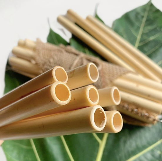Rattan Export Pajitas de bambú