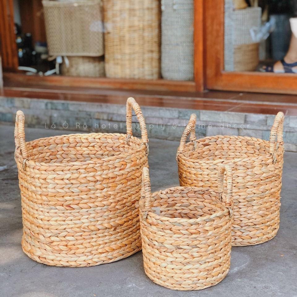 Rattan Export Cesta de jacinto de agua