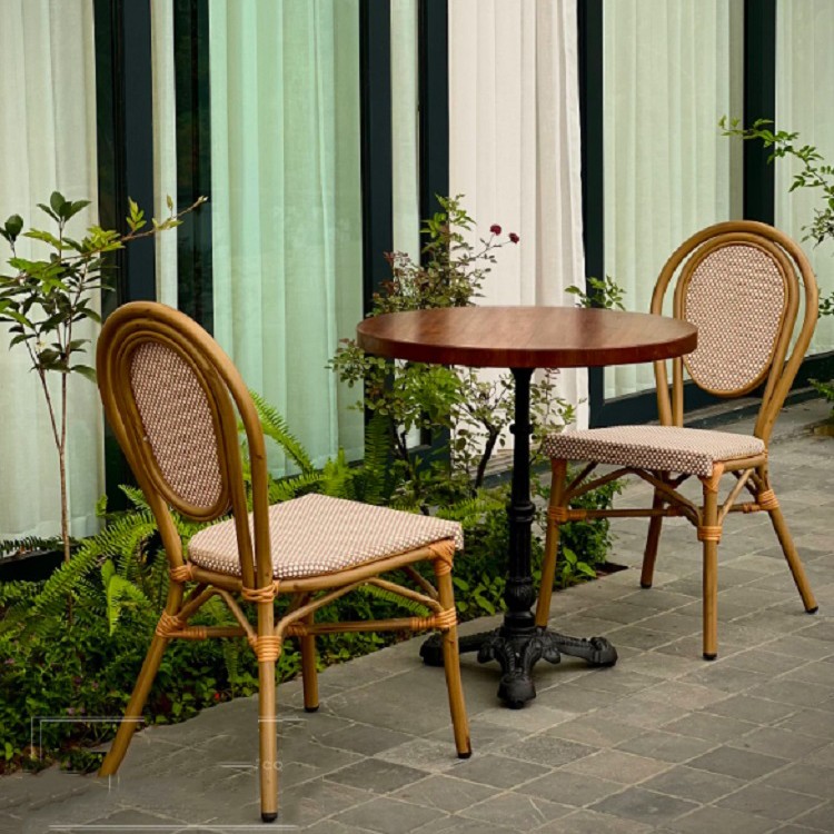 Rattan Export Conjunto de Mesa y Sillas de Café Importado BA-05 - REX-BCP-BA-05