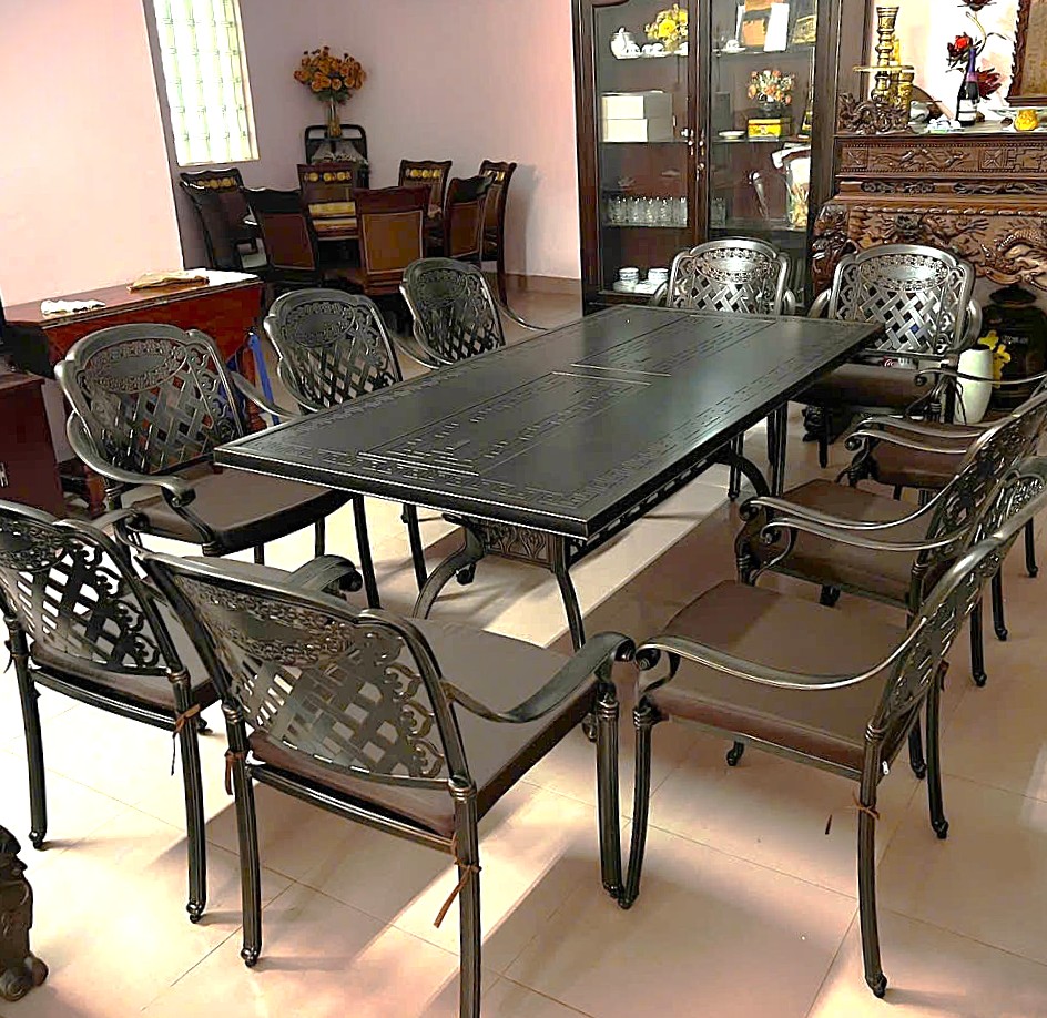 Rattan Export Conjunto de Muebles de Jardín con Parrilla HCN-D205 - REX-D205-8G
