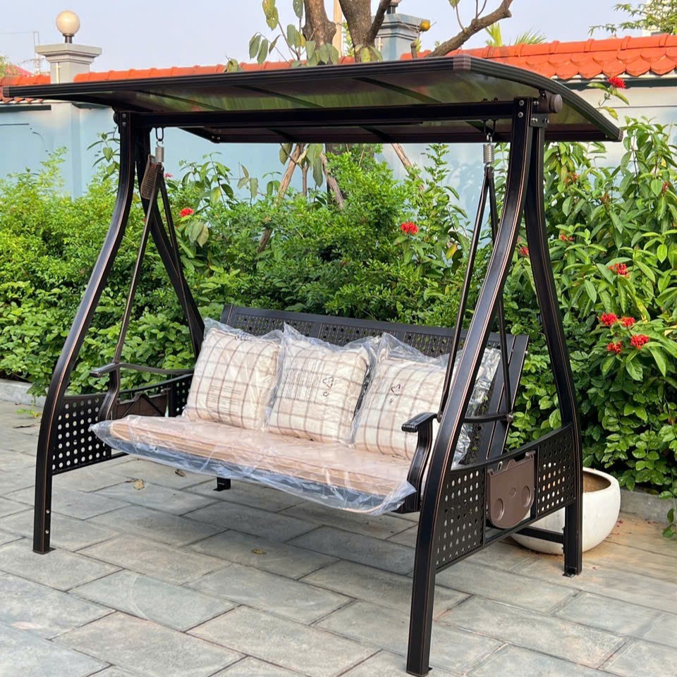 Rattan Export Swing Cast Aluminum 3-Seat - REX-XD-MĐ-3C