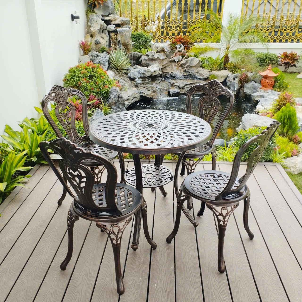 Rattan Export Mobili in Alluminio Pressofuso Importato T78 - REX-T78-4GVN