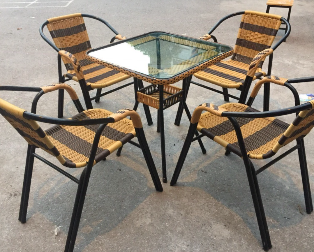 Rattan Export Conjunto de Muebles de Café de Ratán Sintético - REX-BV-MN