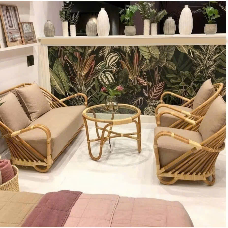 Rattan Export Set Divano Classico in Rattan - REX-SF-02