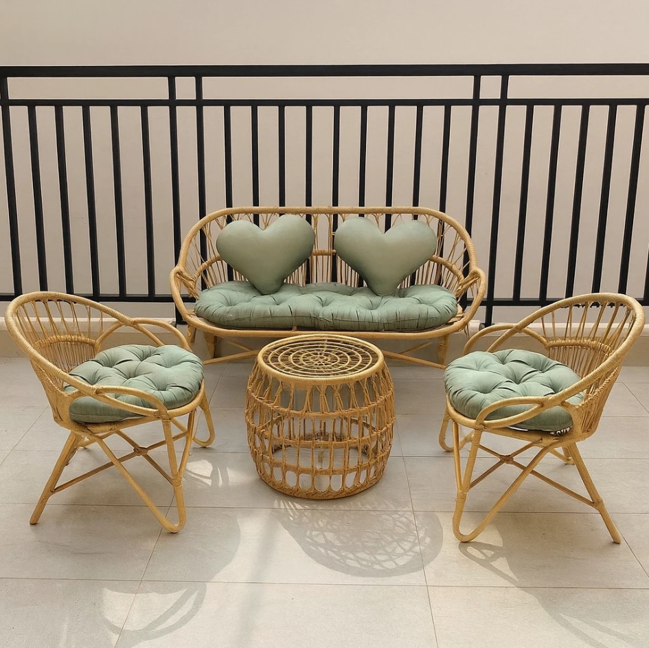 Rattan Export Conjunto de Muebles de Jardín de Ratán