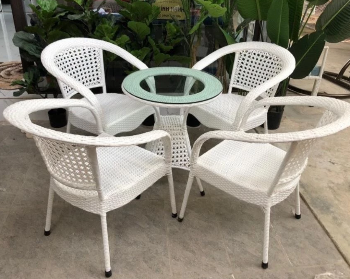 Rattan Export Conjunto de Muebles Cafe Ratán MT-02 - REX-MN-MT02
