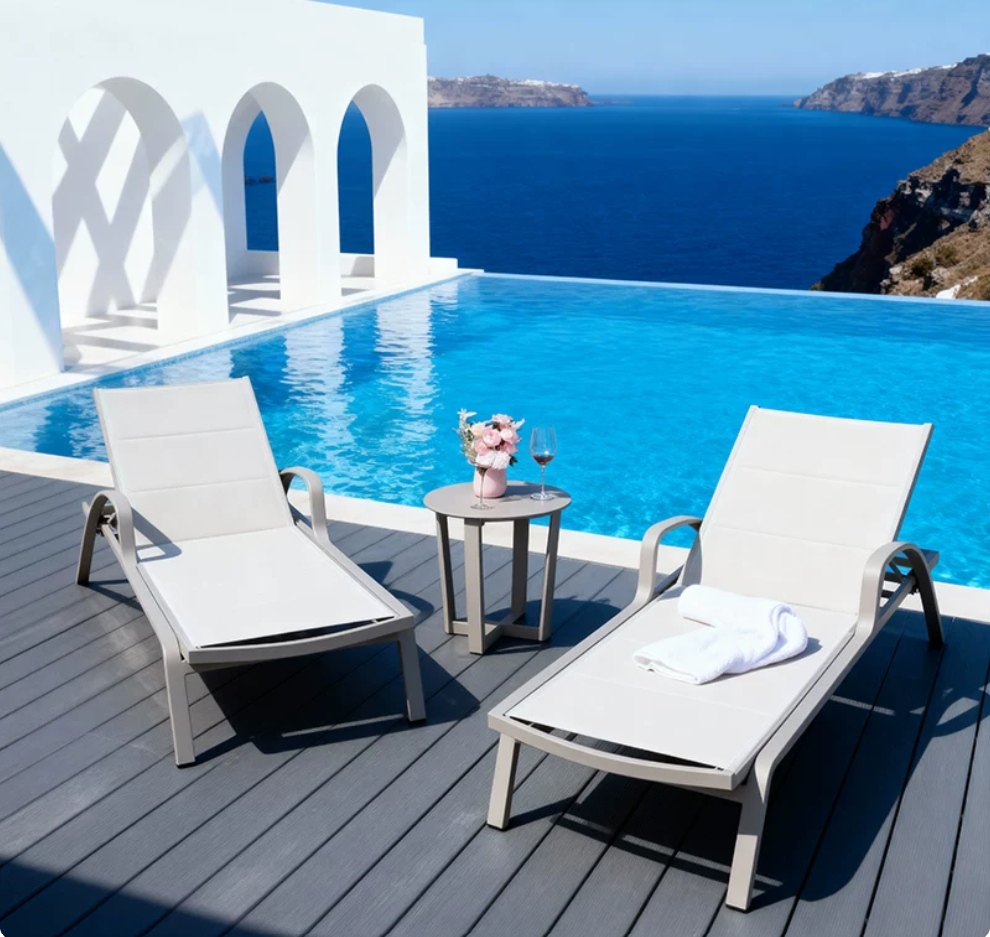 Rattan Export Pool-Sonnenliege Premium BA04
