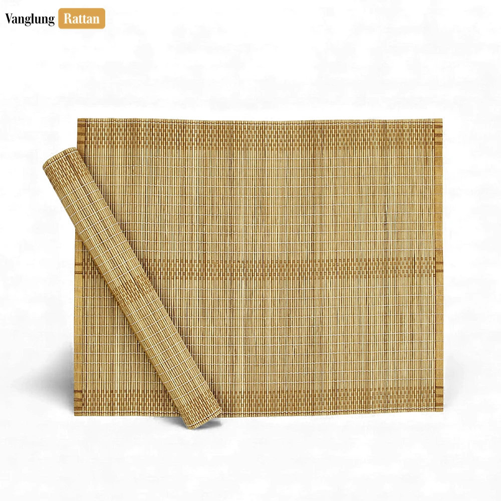 Rattan Export Sustainable Bamboo Placemat - Eco-Friendly Bulk Tableware for Catering and Corporate Events - REX-UP058012