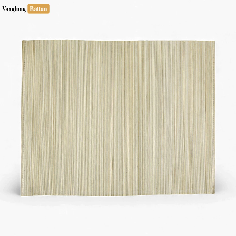 Rattan Export Wholesale Woven Bamboo Table Placemat - Heat-Resistant Placemat for Hotel and Resort Dining - REX-UP058008
