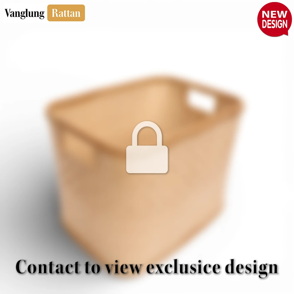 Rattan Export Tall Natural Straw Rattan Storage Basket - REX-SB055002NS