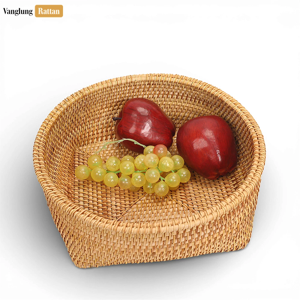 Rattan Export Thân thiện với môi trường đan thủ công tự nhiên sợi tự nhiên mây phục vụ Bow - REX-TW01BL0034N