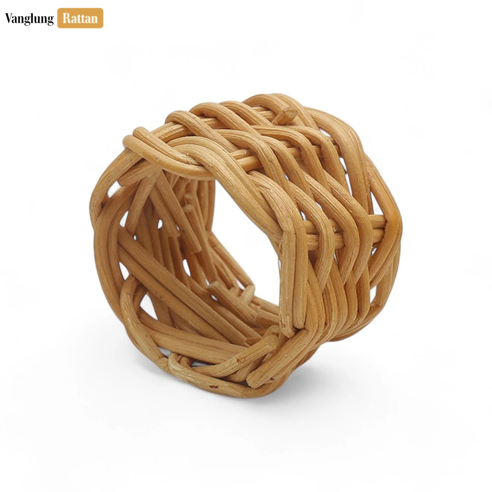 Rattan Export Coastal Natural Handwoven Napkin Ring - REX-TW031001-N