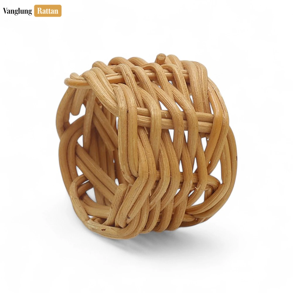 Rattan Export Coastal Natural Handwoven Napkin Ring - REX-TW031001-N