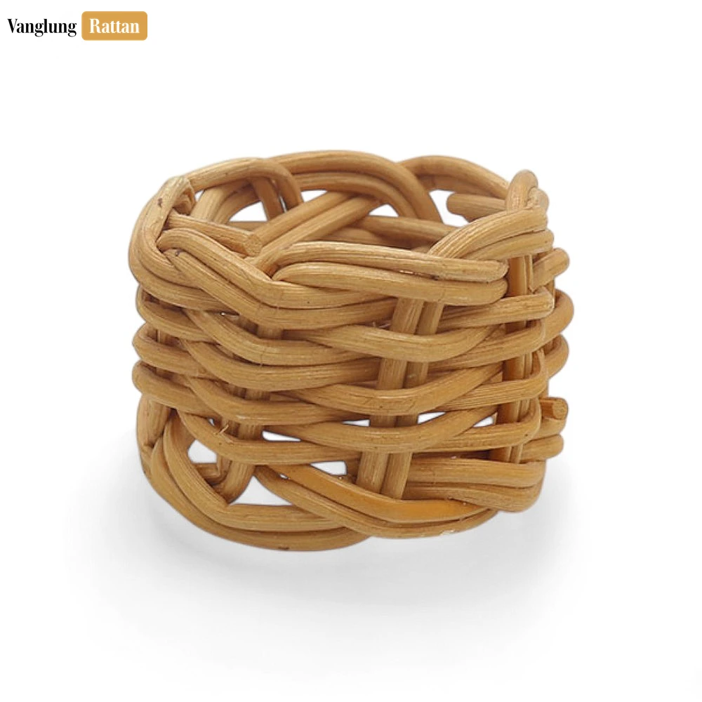 Rattan Export Coastal Natural Handwoven Napkin Ring - REX-TW031001-N