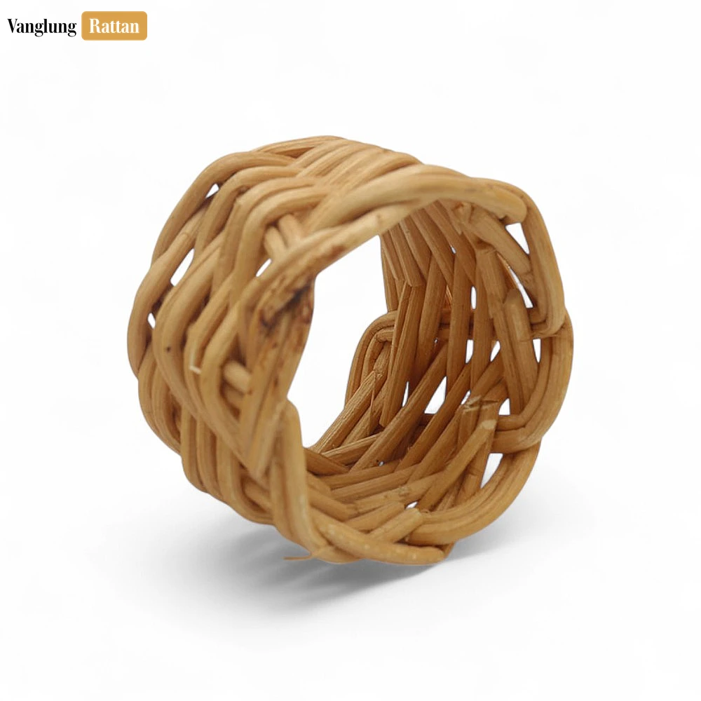 Rattan Export Coastal Natural Handwoven Napkin Ring - REX-TW031001-N