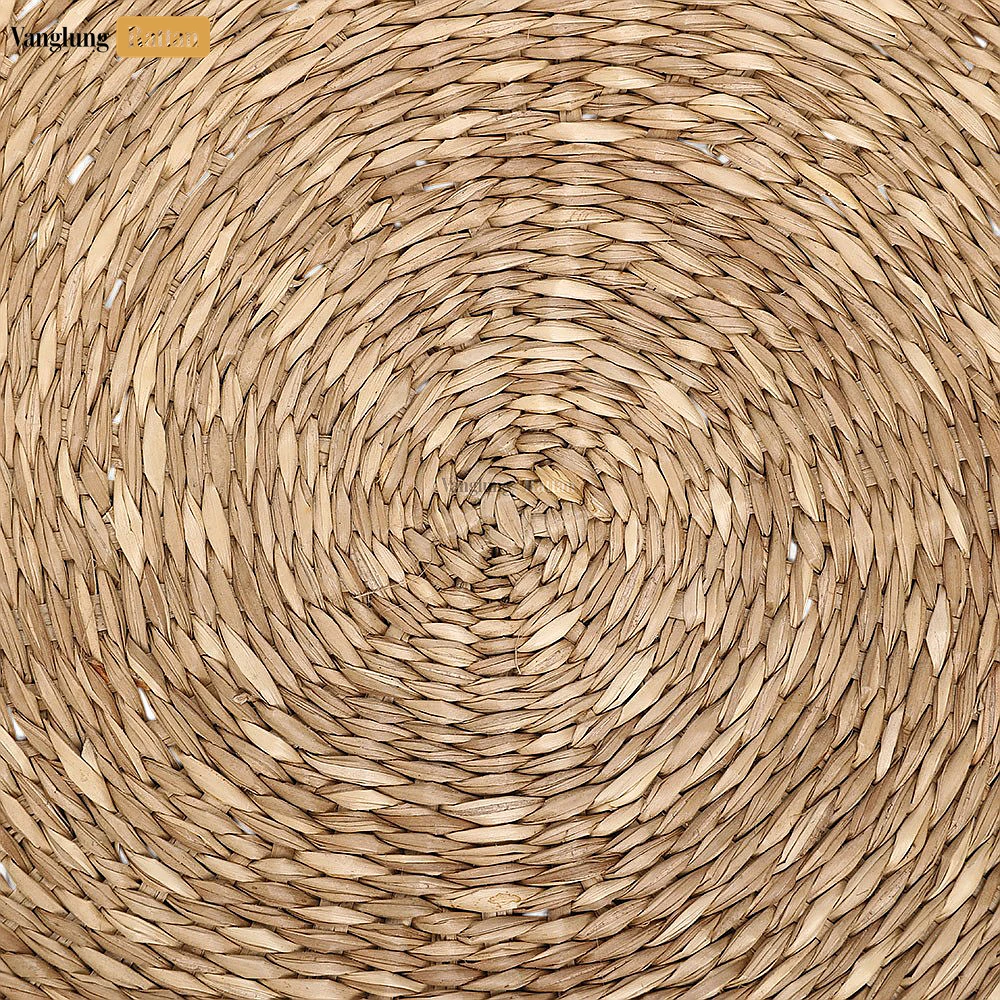 Rattan Export Handwoven Natural Round Seagrass Placemat for Dinner Decoration - REX-UP072010