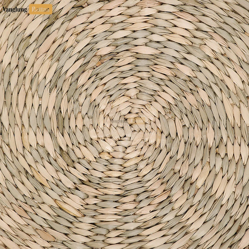 Rattan Export Natural Round Handicraft Seagrass Placemat for Decoration - REX-UP072005