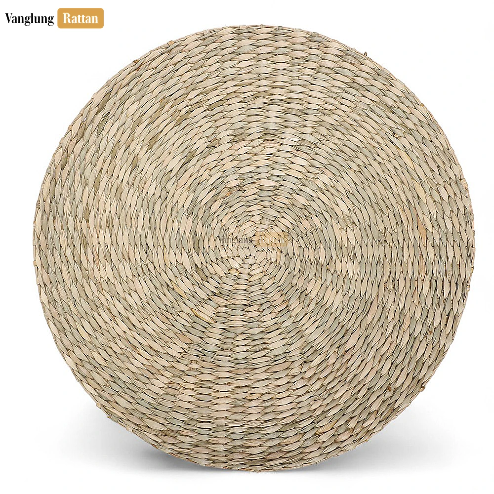 Rattan Export Natural Round Handicraft Seagrass Placemat for Decoration - REX-UP072005