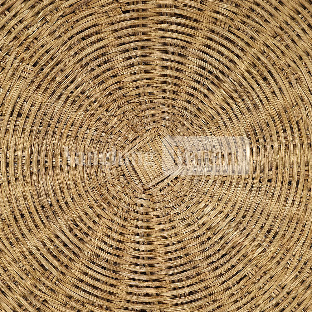 Rattan Export Natural Brown Handwoven Round Core Rattan Placemat for Dinner Decoration - REX-UP054005