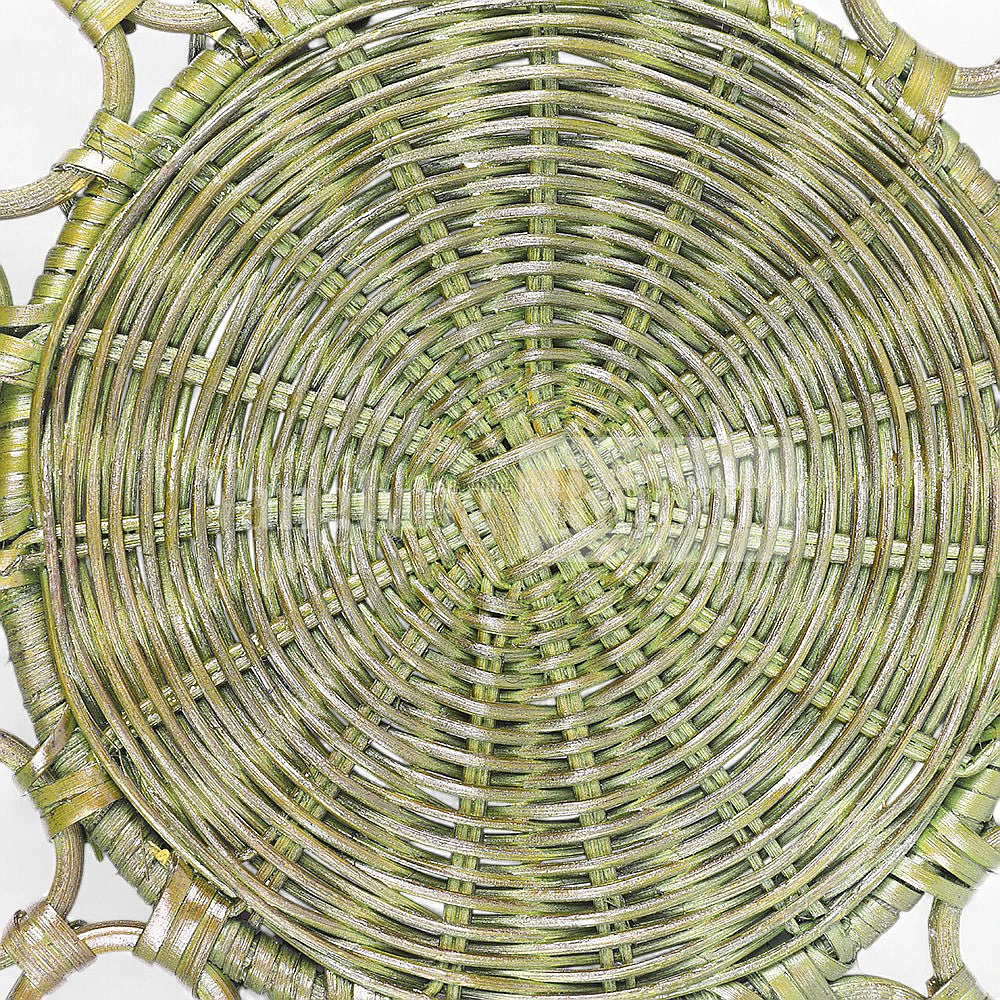 Rattan Export Brown Handwoven Flower Core Rattan Placemat for Decoration - REX-UP053003-4