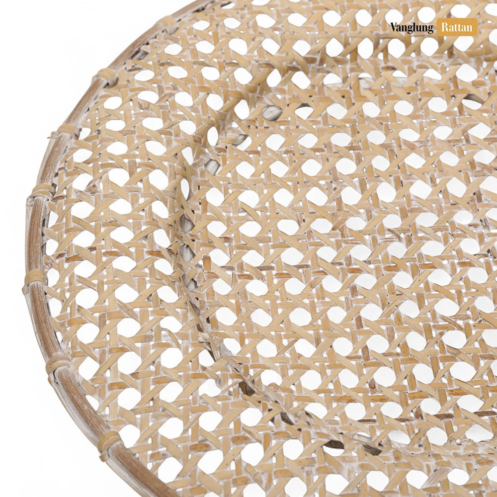 Rattan Export Neu Design Rattangeflecht Vollrattan Dekor-Unterteller - REX-UP021003