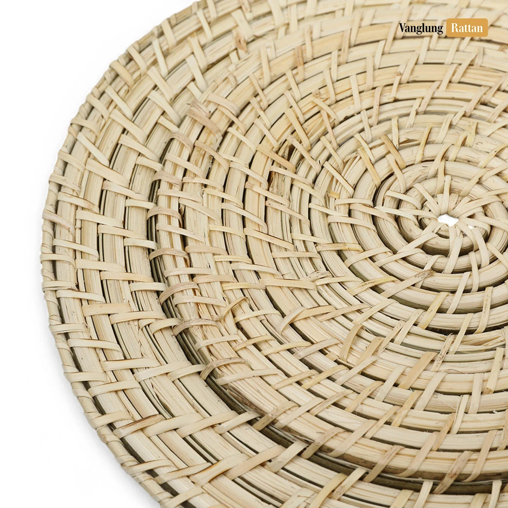 Rattan Export Natural Handicraft Bamboo Rattan Charger Underplate - REX-UP051102