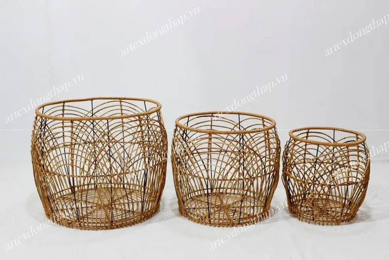 Rattan Export Rattan basket - REX-BH2381B-3NA