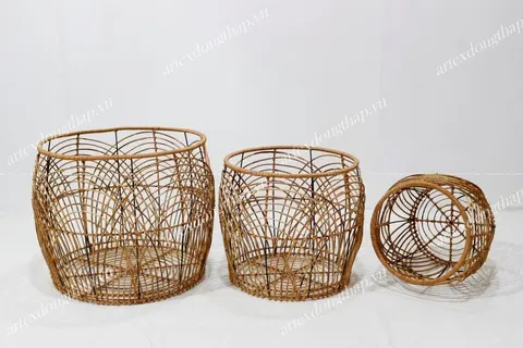 Rattan Export Rattan basket - REX-BH2381B-3NA