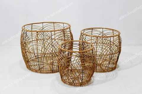 Rattan Export Rattan basket - REX-BH2381B-3NA