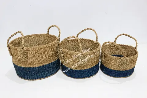 Rattan Export Seagrass Basket - REX-BH2523A-3MC