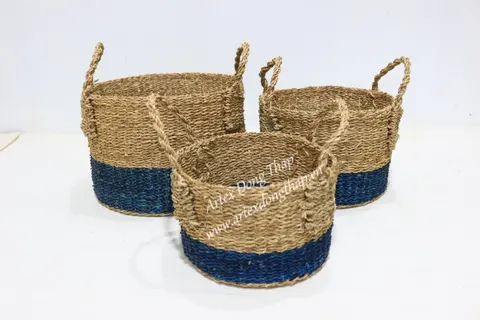 Rattan Export Seagrass Basket - REX-BH2523A-3MC