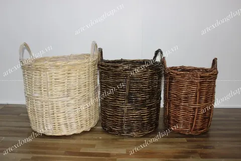 Rattan Export Rattan basket - REX-BH3190D-3MC