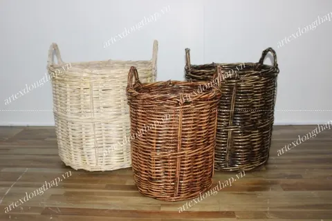 Rattan Export Rattan basket - REX-BH3190D-3MC