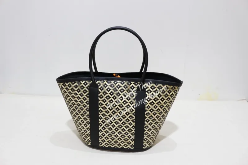 Rattan Export Palm leaf Handbag - REX-BH4608A-1MC