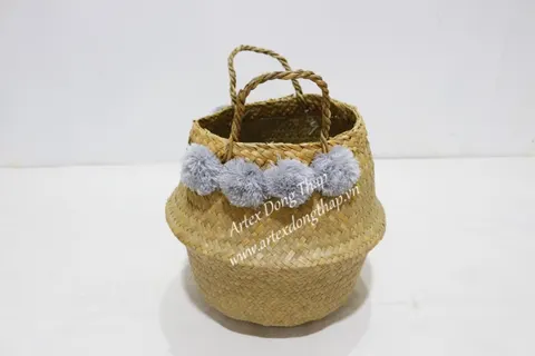 Rattan Export Palm Leaf Basket - REX-BH4731A-1NA