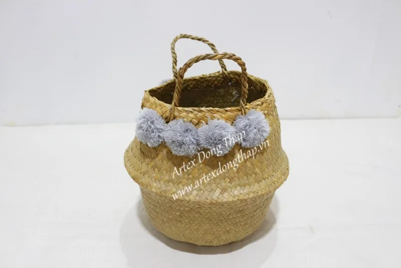 Rattan Export Palm Leaf Basket - REX-BH4731A-1NA