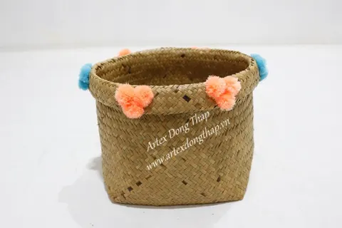 Rattan Export Palm Leaf Basket - REX-BH4795A-1NA