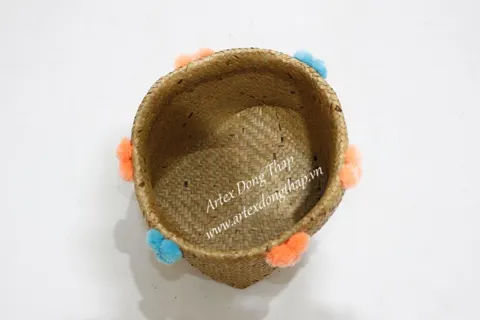 Rattan Export Palm Leaf Basket - REX-BH4795A-1NA