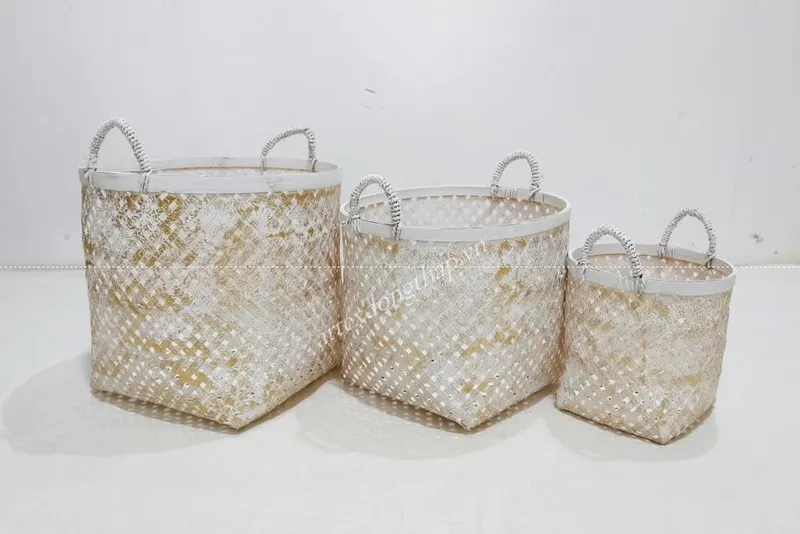 Rattan Export Bamboo Basket - REX-BH5214A-3MC