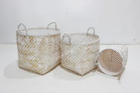 Rattan Export Bamboo Basket - REX-BH5214A-3MC